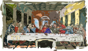 last supper painting - modern version